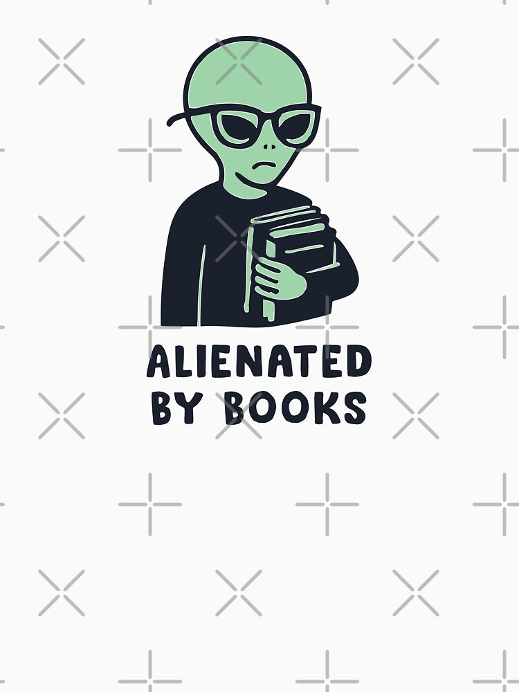 Alienated By Books by Scaryzz T-Shirts, Hoodie, Sweatshirt | BlankRebels.com (Image 3)