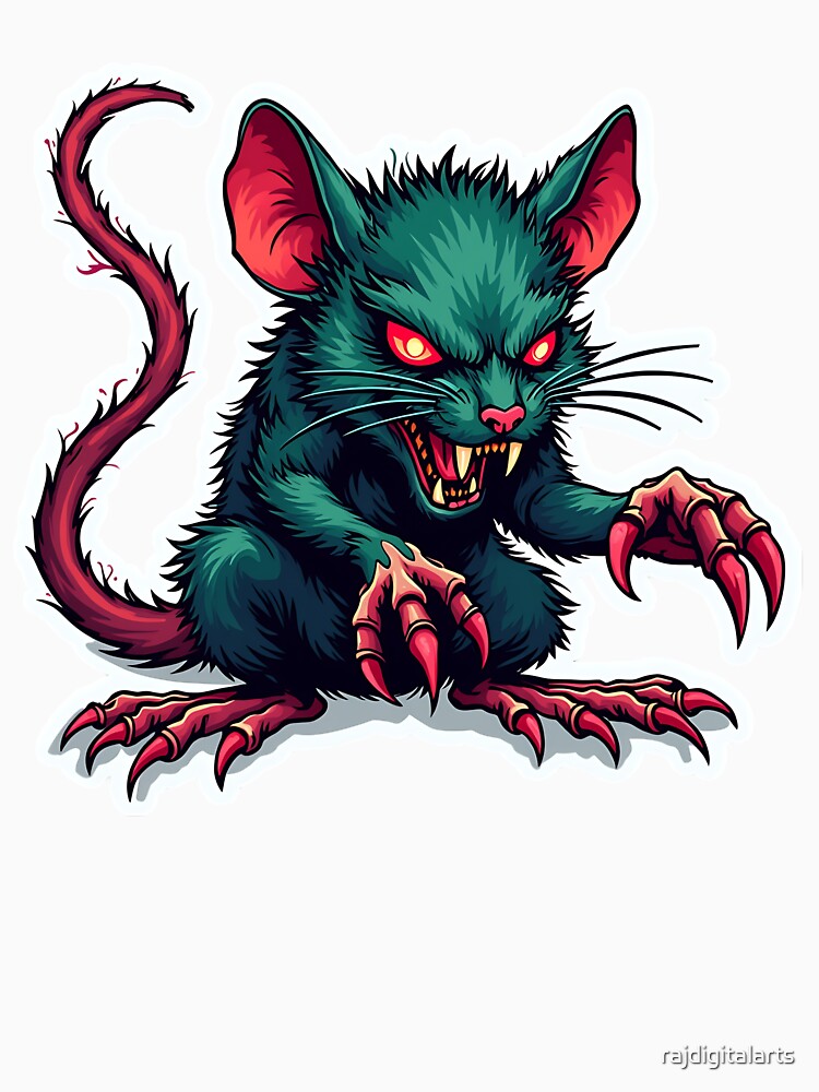 gothic rat by rajdigitalarts T-Shirts, Hoodie, Sweatshirt | BlankRebels.com (Image 3)