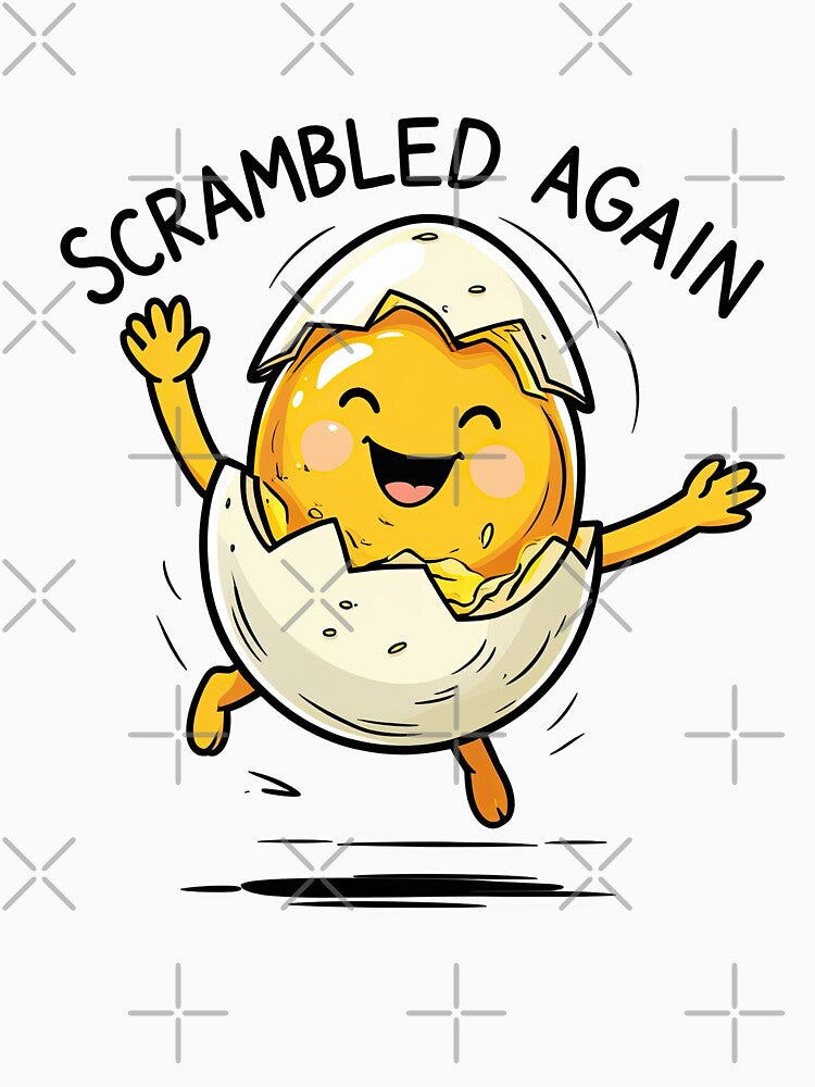 Scrambled again – Funny egg design by ApriNoeScor T-Shirts, Hoodie, Sweatshirt | BlankRebels.com (Image 3)