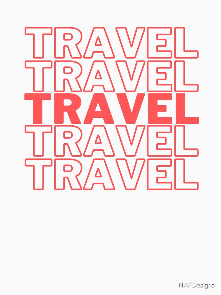 Explorer Travel in Coral by NAFDesigns T-Shirts, Hoodie, Sweatshirt | BlankRebels.com (Image 3)