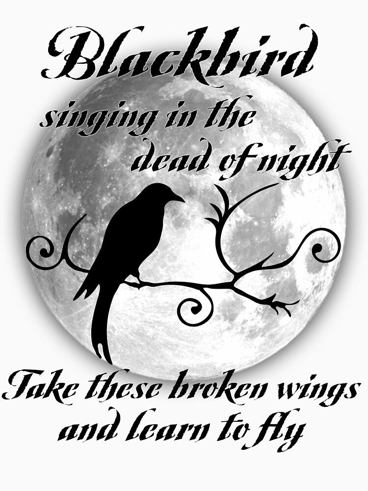 Blackbird Singing In The Dead Of Night by IsiahYoungshop T-Shirts, Hoodie, Sweatshirt | BlankRebels.com (Image 3)