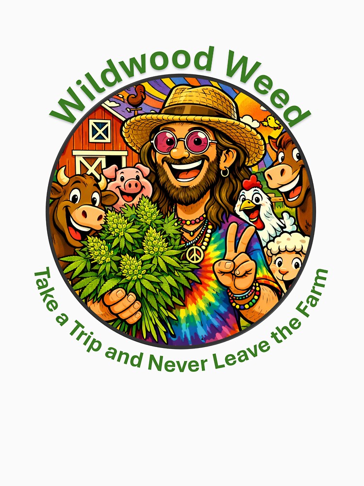 Wildwood Weed Hippie Farmer by Docfinlay T-Shirts, Hoodie, Sweatshirt | BlankRebels.com (Image 3)