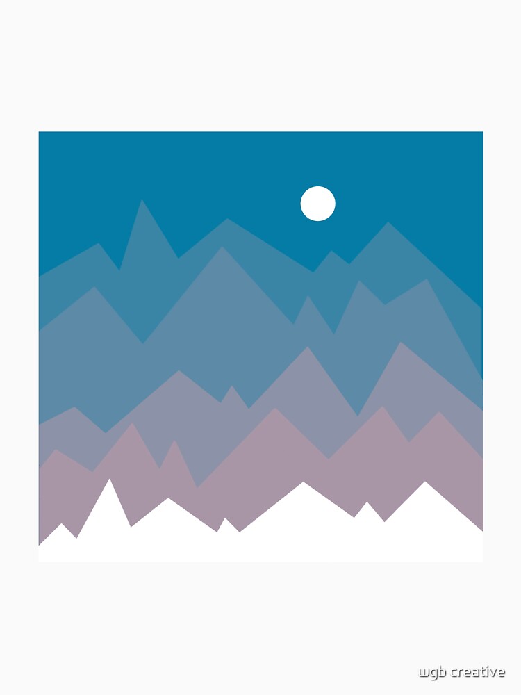 Mountain Dusk (I) by wgb creative T-Shirts, Hoodie, Sweatshirt | BlankRebels.com (Image 3)