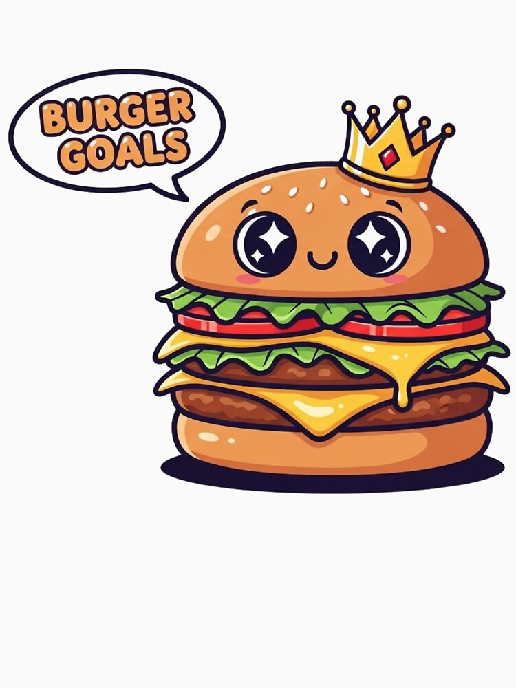 Cute $ Happy Burger King by NiluDigiStudio T-Shirts, Hoodie, Sweatshirt | BlankRebels.com (Image 3)
