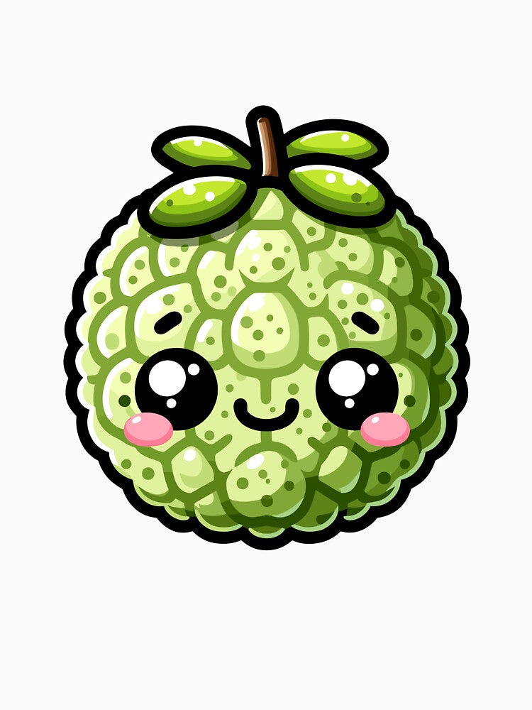 Kawaii Cherimoya by TillysCuteCanva T-Shirts, Hoodie, Sweatshirt | BlankRebels.com (Image 3)