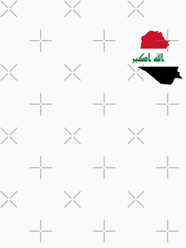 Flag Map of Iraq by feether-store