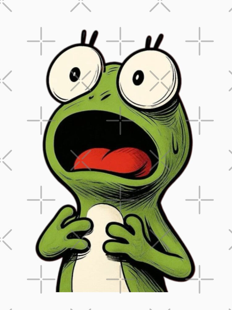 Green Frog Scared T-Shirts, Hoodie, Sweatshirt