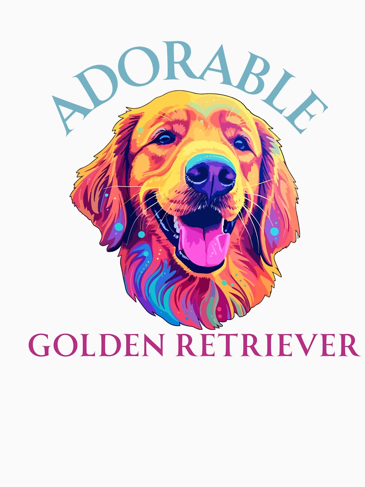 It’s a cute T-shirt with a Golden Retriever on it. by みきゃん