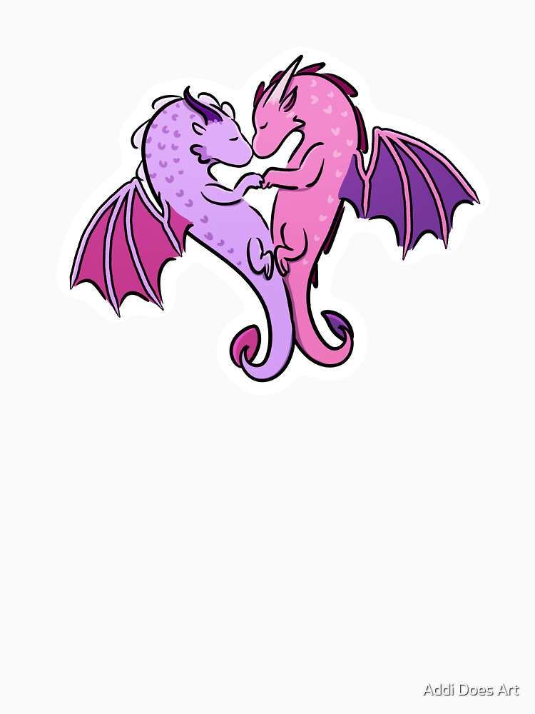 Love Dragons by Addi Does Art T-Shirts, Hoodie, Sweatshirt | BlankRebels.com (Image 3)