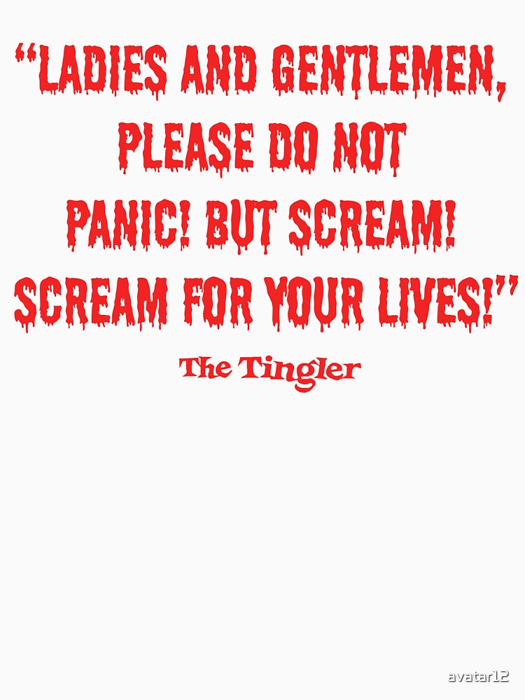 The Tingler Horror Movie Quote by avatar12 T-Shirts, Hoodie, Sweatshirt | BlankRebels.com (Image 3)