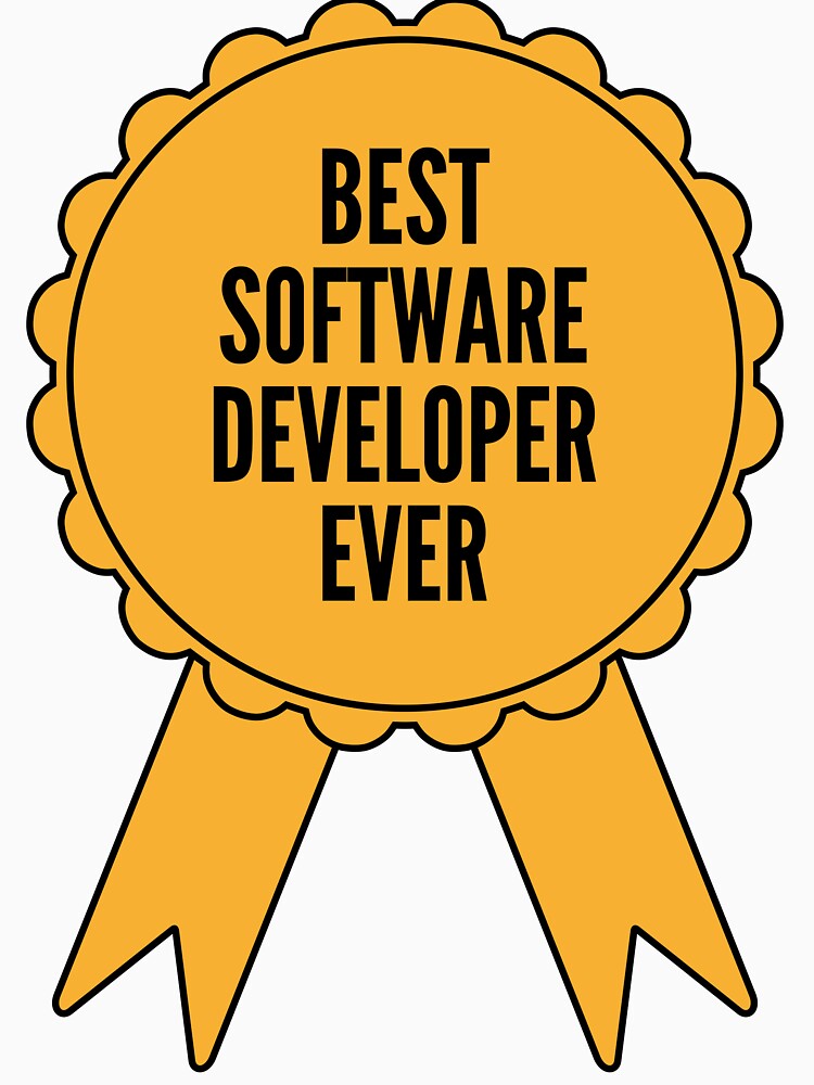 Best Software Developer Ever Gold Medal Achievement by SVPOD T-Shirts, Hoodie, Sweatshirt | BlankRebels.com (Image 3)