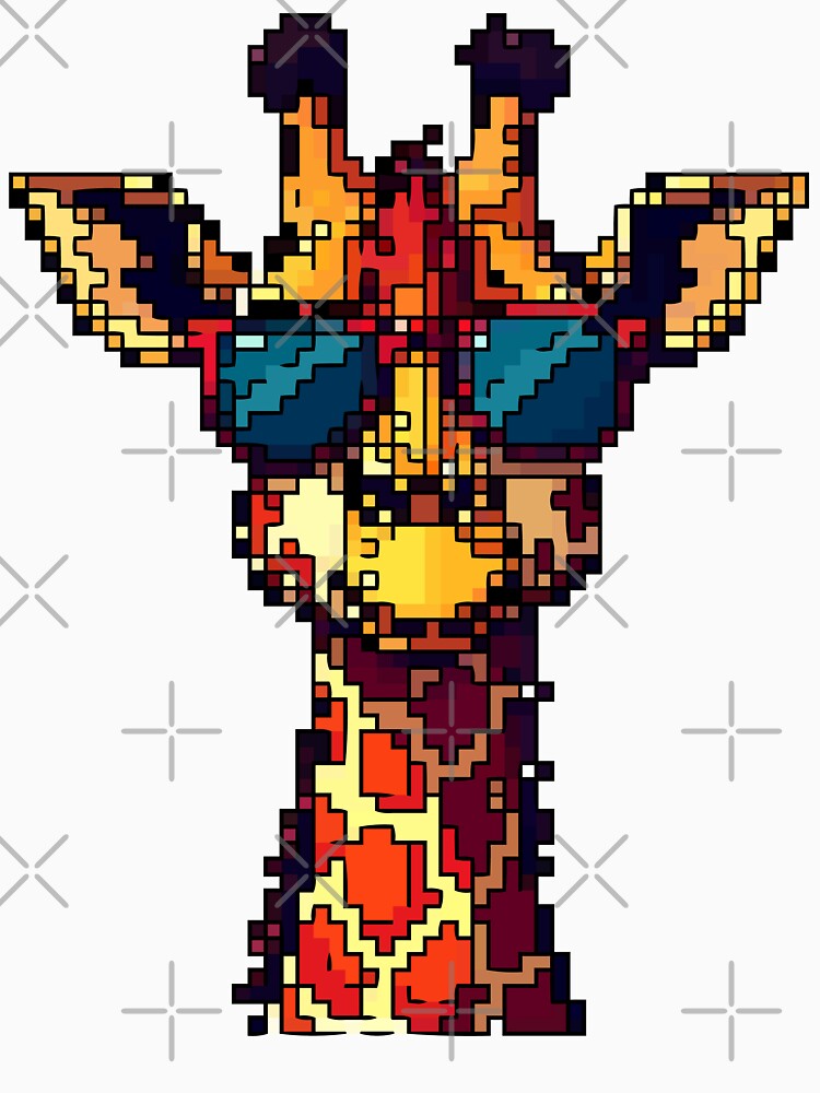Giraffe Face Charm by NaturePixel T-Shirts, Hoodie, Sweatshirt | BlankRebels.com (Image 3)