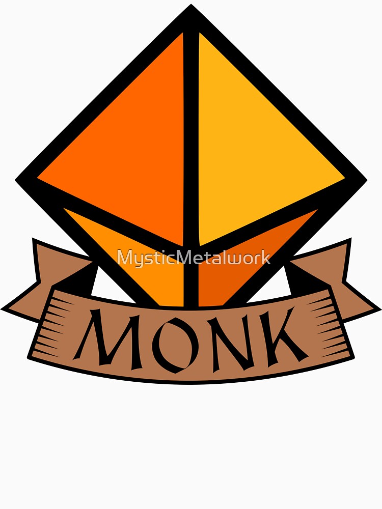 Monk Hit Die by MysticMetalwork T-Shirts, Hoodie, Sweatshirt | BlankRebels.com (Image 3)