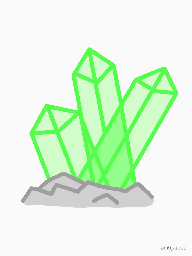 Crystal trio - green by amupanda T-Shirts, Hoodie, Sweatshirt | BlankRebels.com (Image 3)