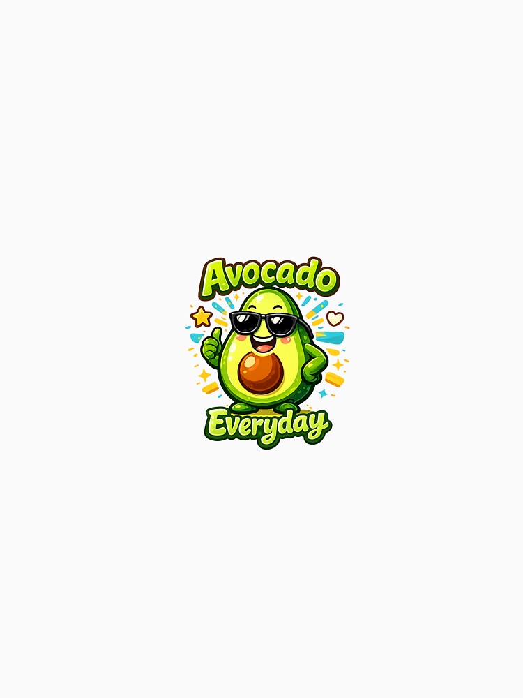 Cute Avocado Everyday Funny Summer Vibes by MindfulSips T-Shirts, Hoodie, Sweatshirt | BlankRebels.com (Image 3)