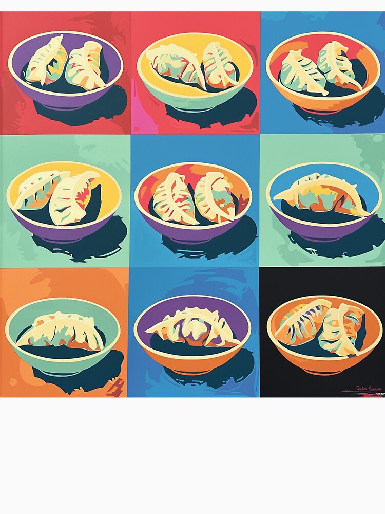 Dumplings Pop Art 3 by AstroRisq