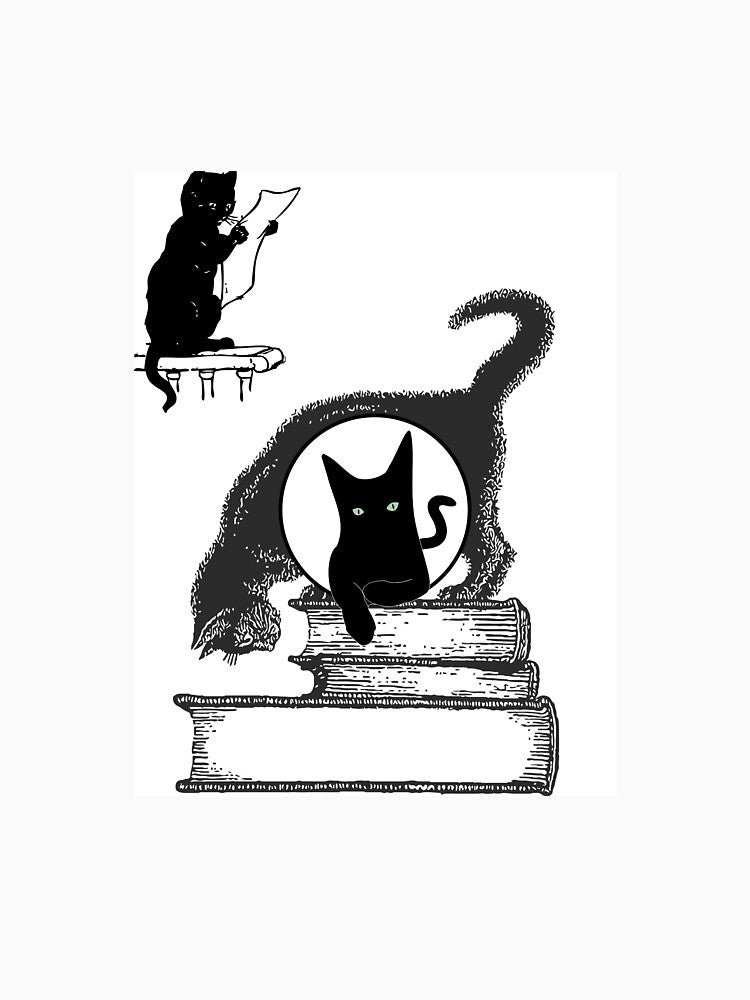 reading and cats by Nizarri T-Shirts, Hoodie, Sweatshirt | BlankRebels.com (Image 3)