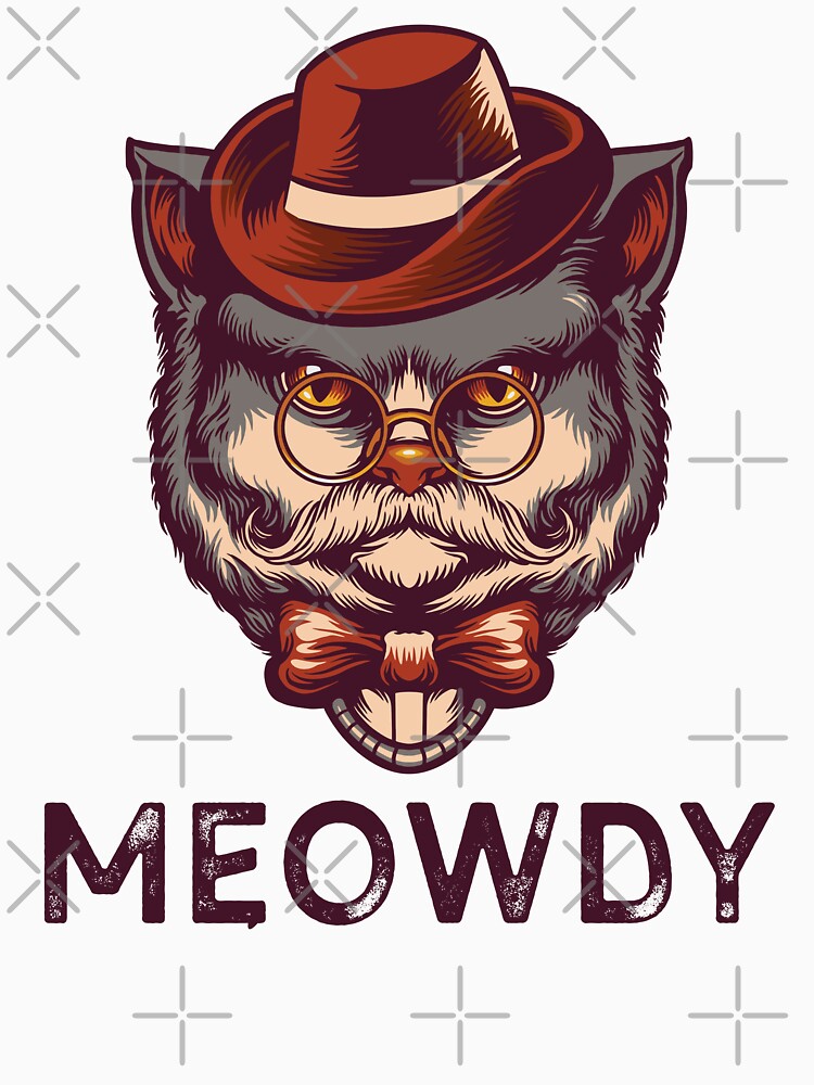 Funny Cat Cowboy Meowdy Texas Meow Howdy by RandomStuffShop T-Shirts, Hoodie, Sweatshirt | BlankRebels.com (Image 3)