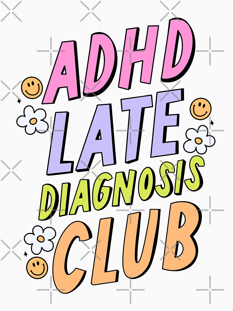 custom adhd late diagnosis club by jessicaleah15 T-Shirts, Hoodie, Sweatshirt | BlankRebels.com (Image 3)