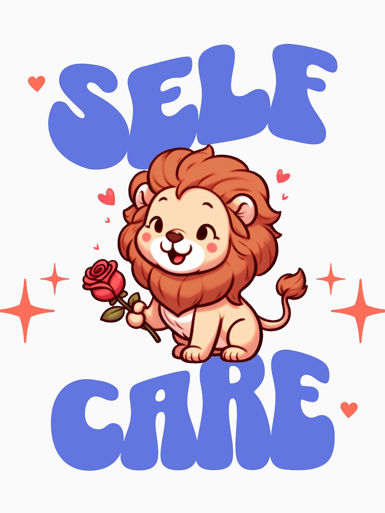 self care american traditional rose Lion by LemuellTrends T-Shirts, Hoodie, Sweatshirt | BlankRebels.com (Image 3)