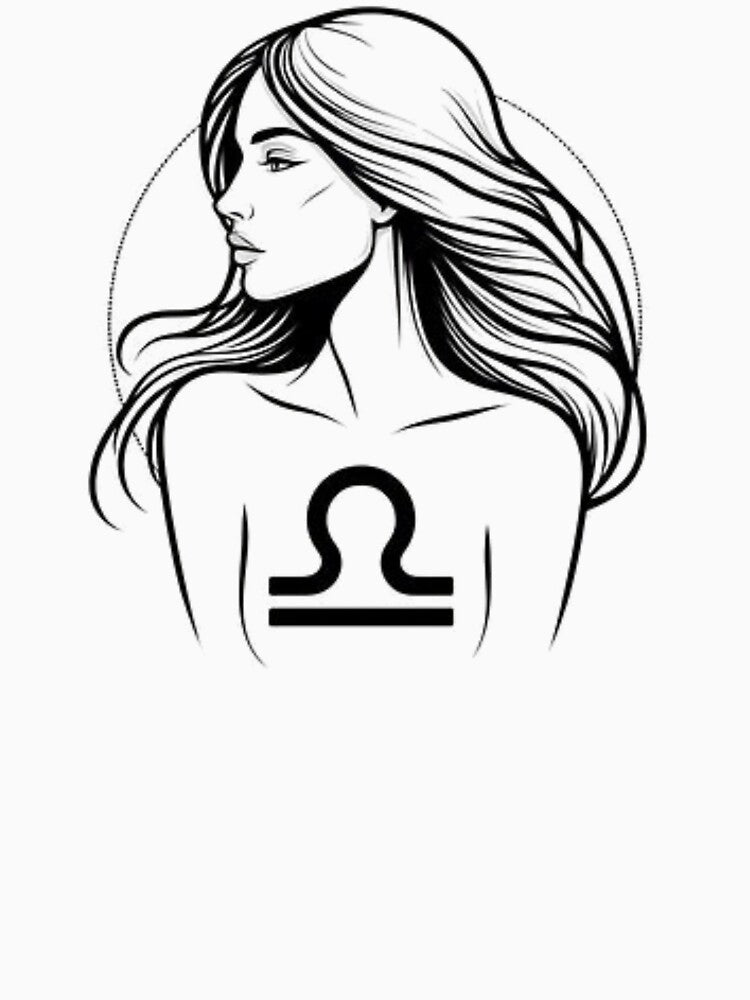 Minimalist Libra Sign Horoscope by Goondzik T-Shirts, Hoodie, Sweatshirt | BlankRebels.com (Image 3)