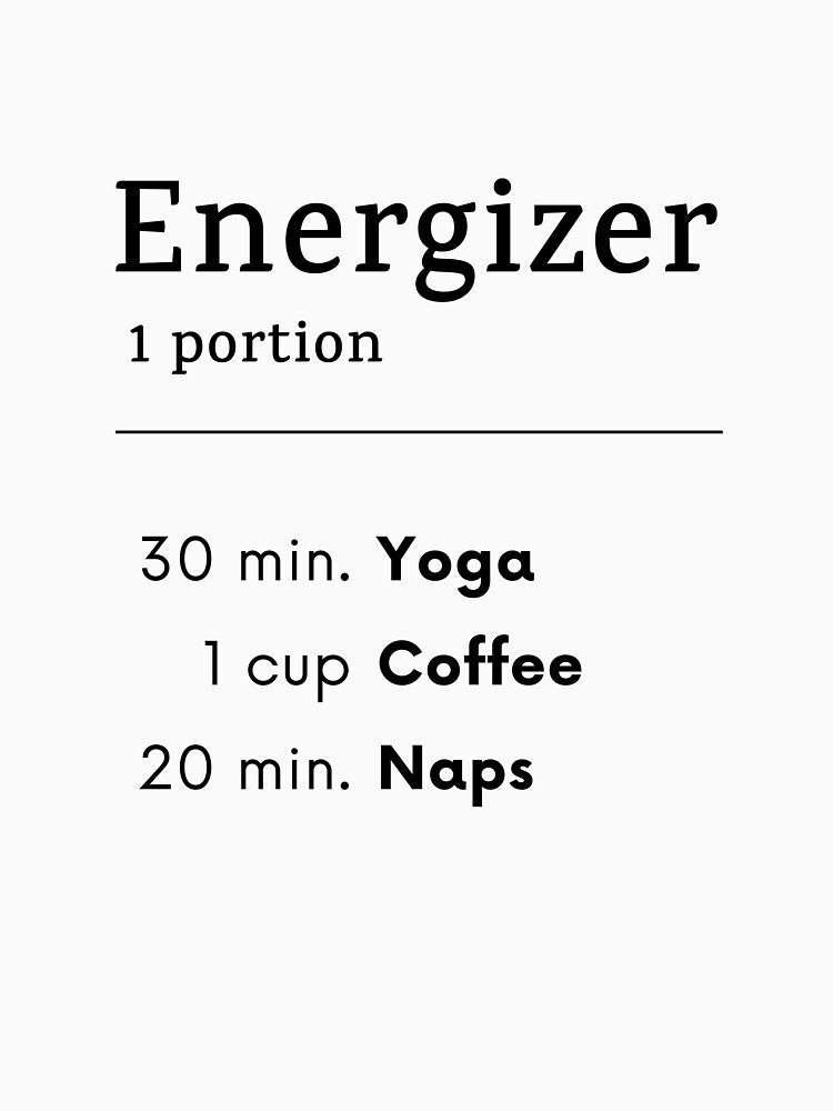 Energizer Recipe | yoga top by PetrKad T-Shirts, Hoodie, Sweatshirt | BlankRebels.com (Image 3)
