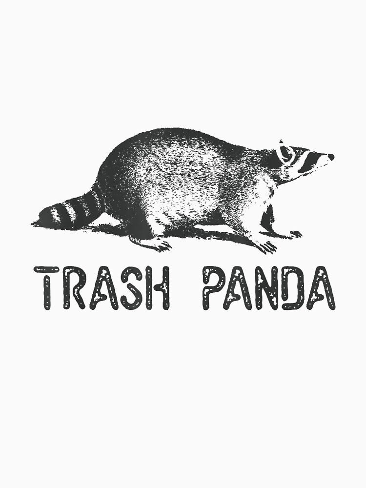 Trash Panda T-Shirt - Funny Racoon Tee by YolandaRoberts Hoodie, Sweatshirt | BlankRebels.com (Image 3)