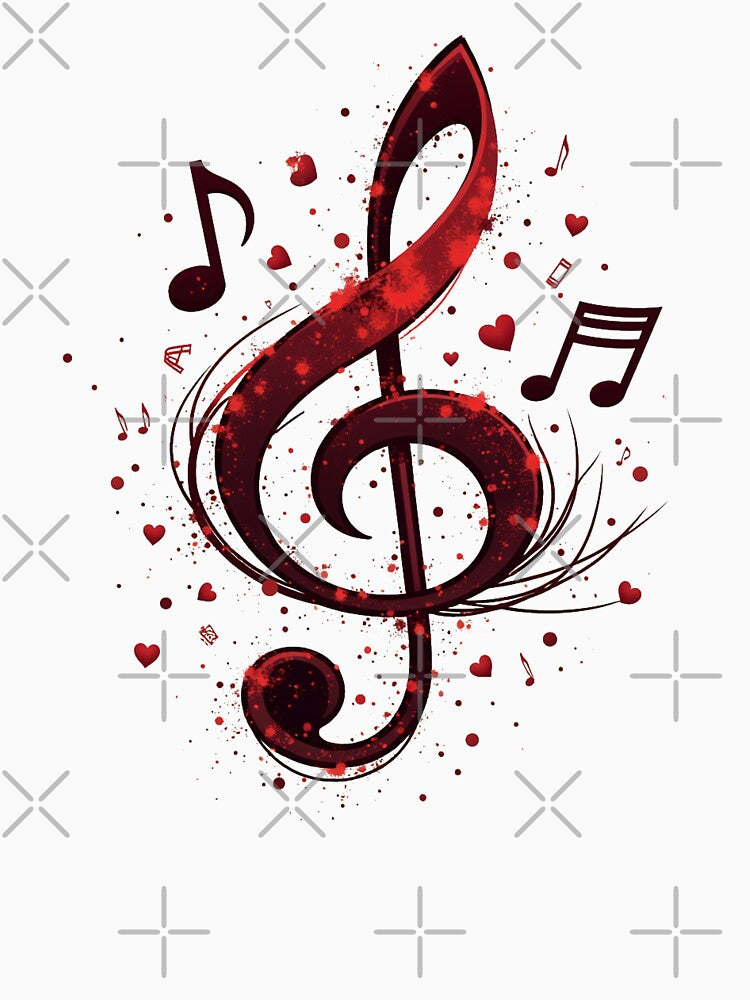 Groove to the Beat - Music Lover Notes Design by FunnyFarmDesign T-Shirts, Hoodie, Sweatshirt | BlankRebels.com (Image 3)