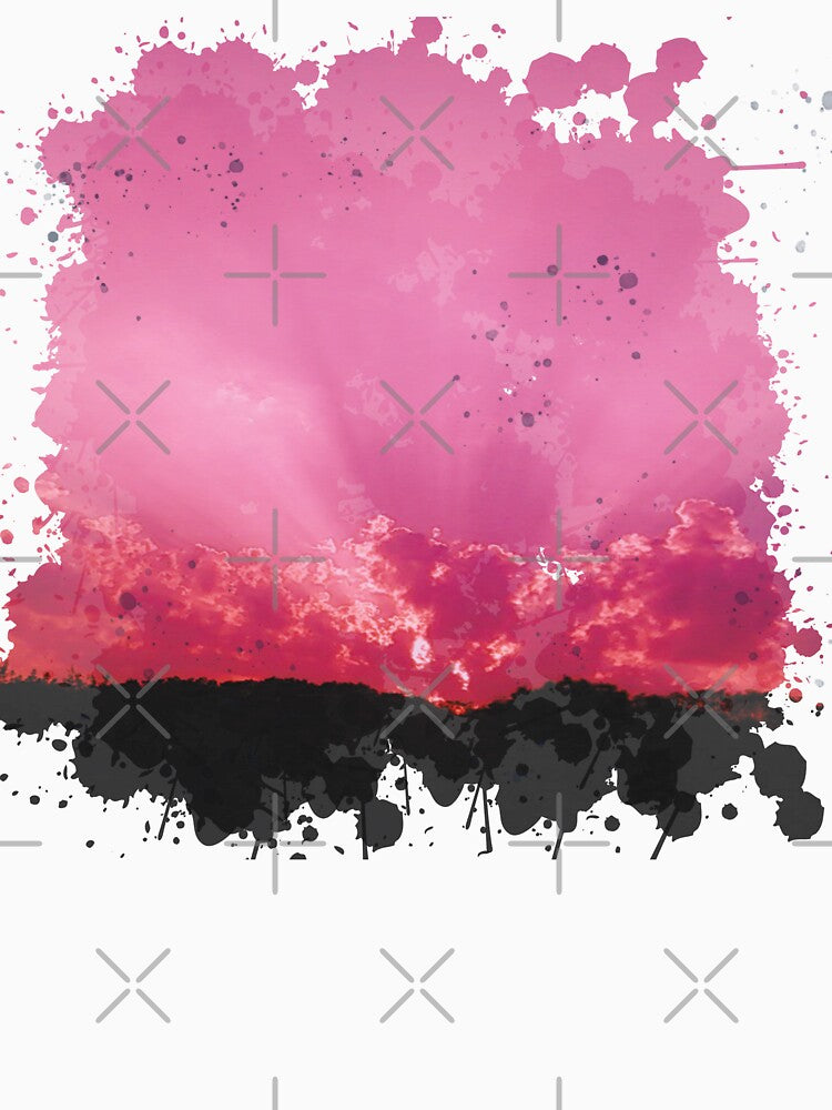 Purple Sunset - Watercolor Painting by Unaiza Khalid T-Shirts, Hoodie, Sweatshirt | BlankRebels.com (Image 3)