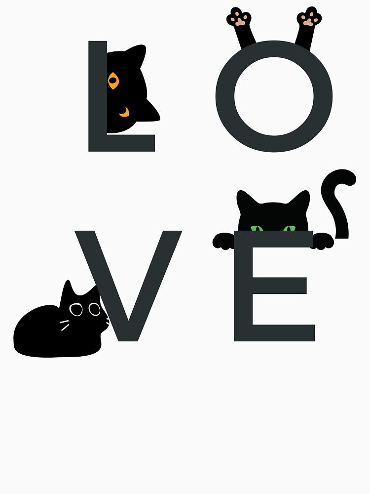 Love Cat Mom Black Cat Pet Owner Cat Dad by CCKimShop T-Shirts, Hoodie, Sweatshirt | BlankRebels.com (Image 3)