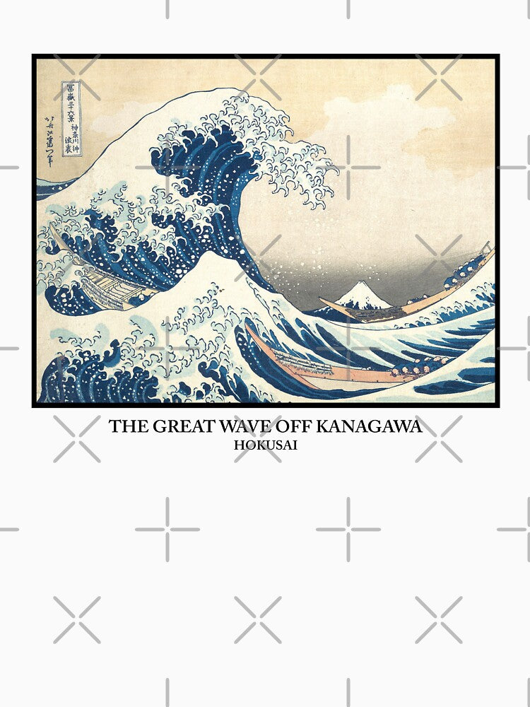 The Great Wave off Kanagawa Hokusai by ind3finite T-Shirts, Hoodie, Sweatshirt | BlankRebels.com (Image 3)