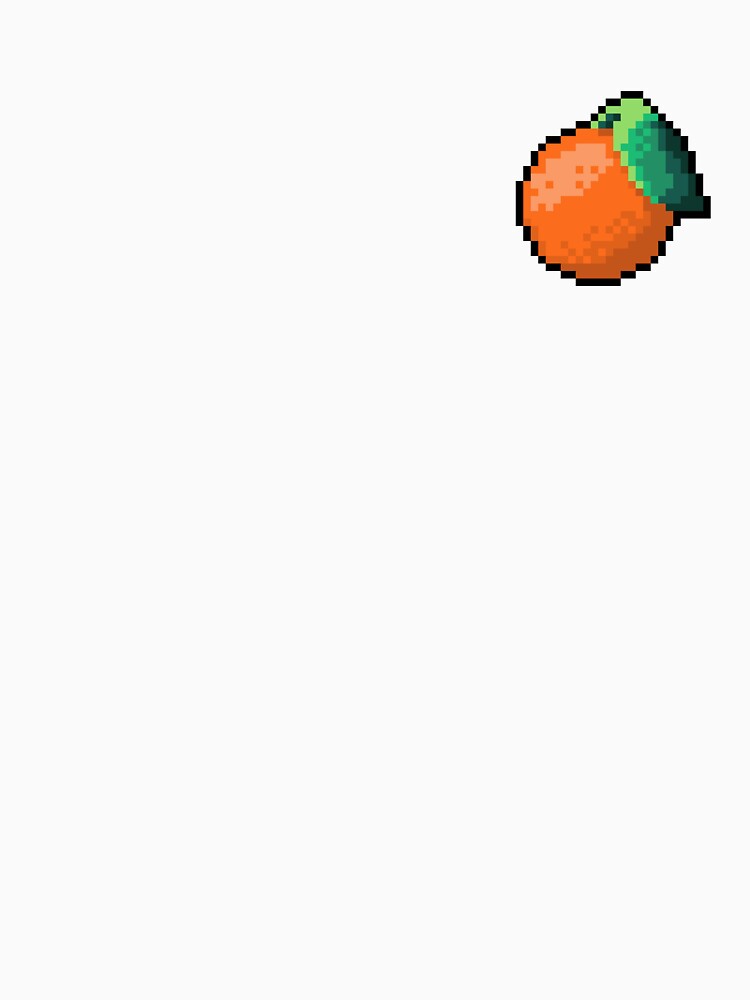 Pixel Mandarin - pixel food art by LittleFoodShop T-Shirts, Hoodie, Sweatshirt | BlankRebels.com (Image 3)