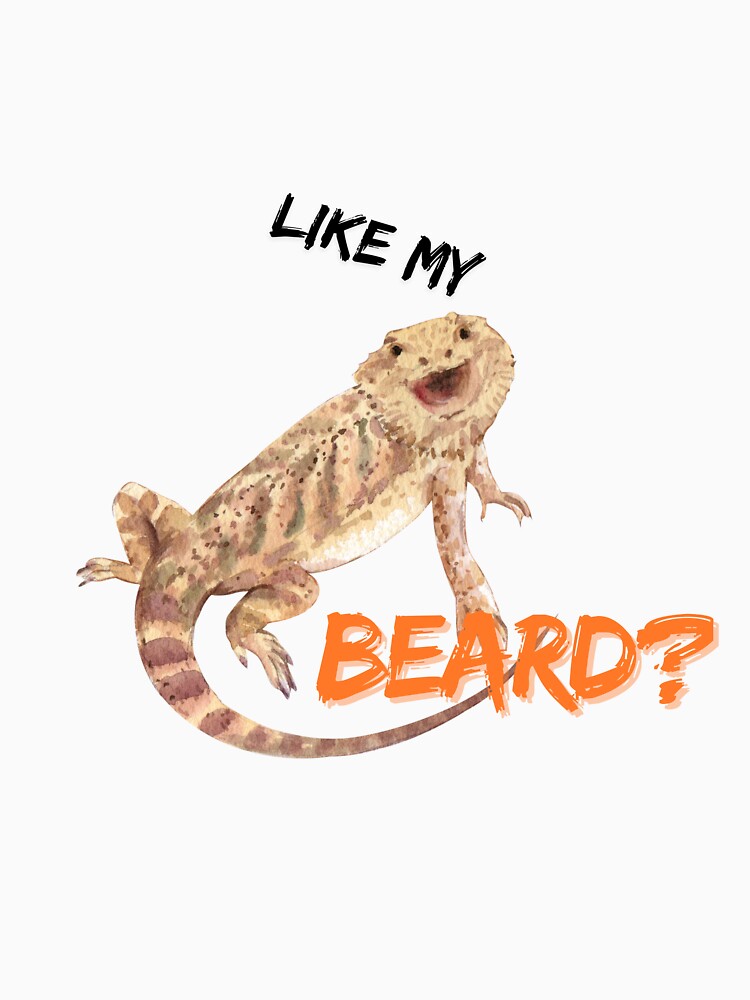 Like my Beard(ed dragon)? by PugaliciousArt T-Shirts, Hoodie, Sweatshirt | BlankRebels.com (Image 3)
