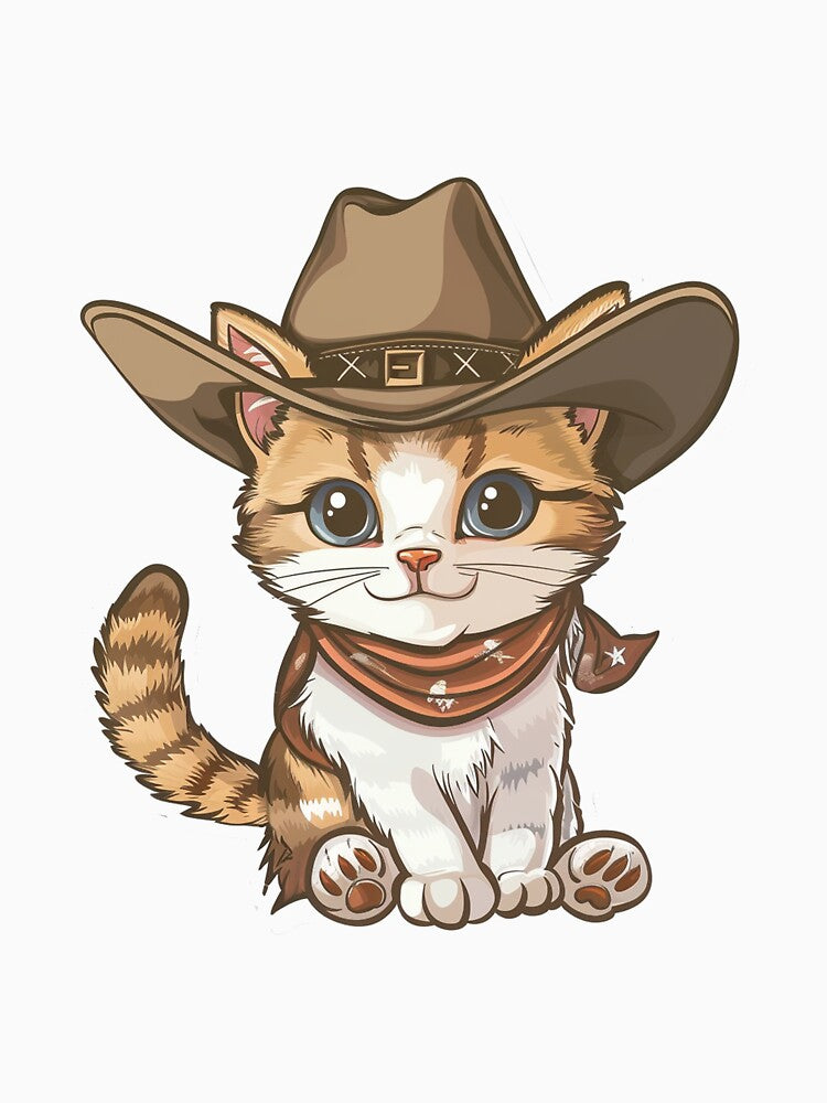 Cowboy Cat by ashleeeyjayne T-Shirts, Hoodie, Sweatshirt | BlankRebels.com (Image 3)