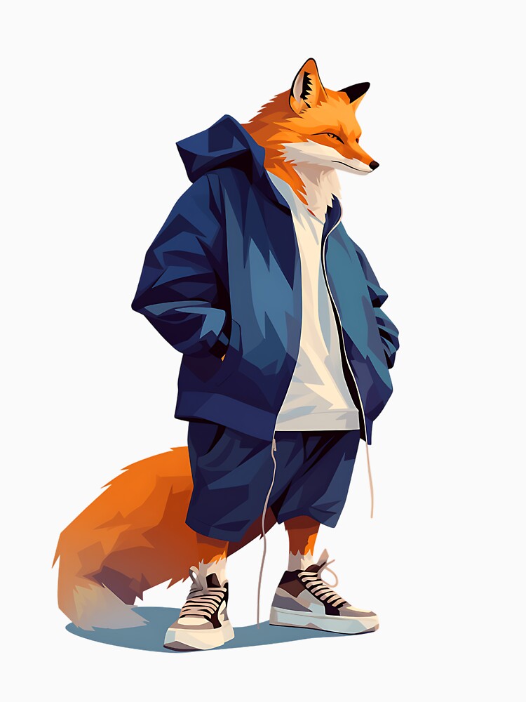 Streetwear Fox by bapupa T-Shirts, Hoodie, Sweatshirt | BlankRebels.com (Image 3)