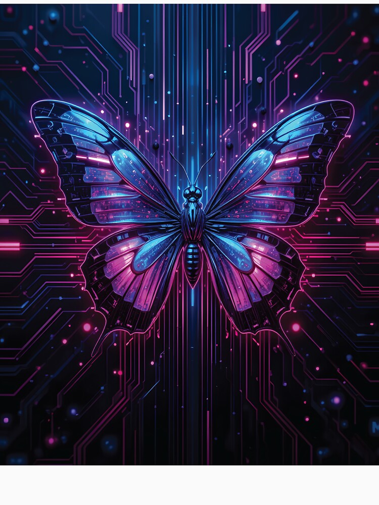 Y2K Cyber Butterfly – Futuristic Vaporwave Wings by Kabali-SL T-Shirts, Hoodie, Sweatshirt | BlankRebels.com (Image 3)