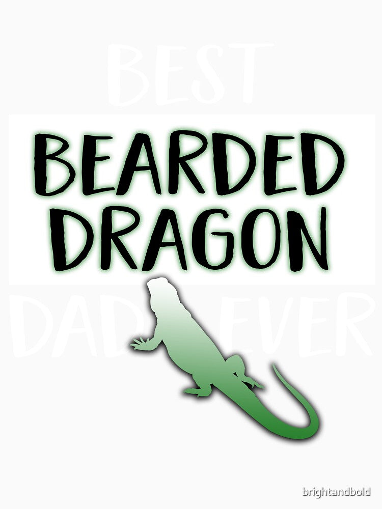 Bearded Dragon Lizard Reptile Best Dragon Dad Ever by brightandbold T-Shirts, Hoodie, Sweatshirt | BlankRebels.com (Image 3)
