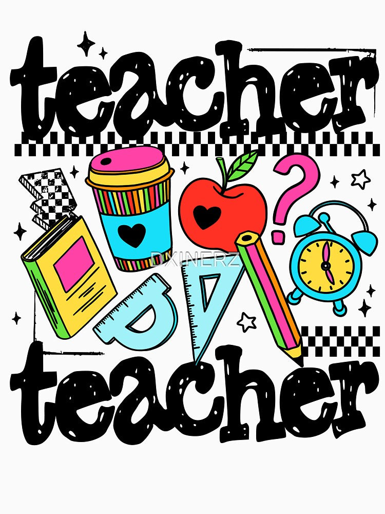 TEACHER by DXINERZ T-Shirts, Hoodie, Sweatshirt | BlankRebels.com (Image 3)