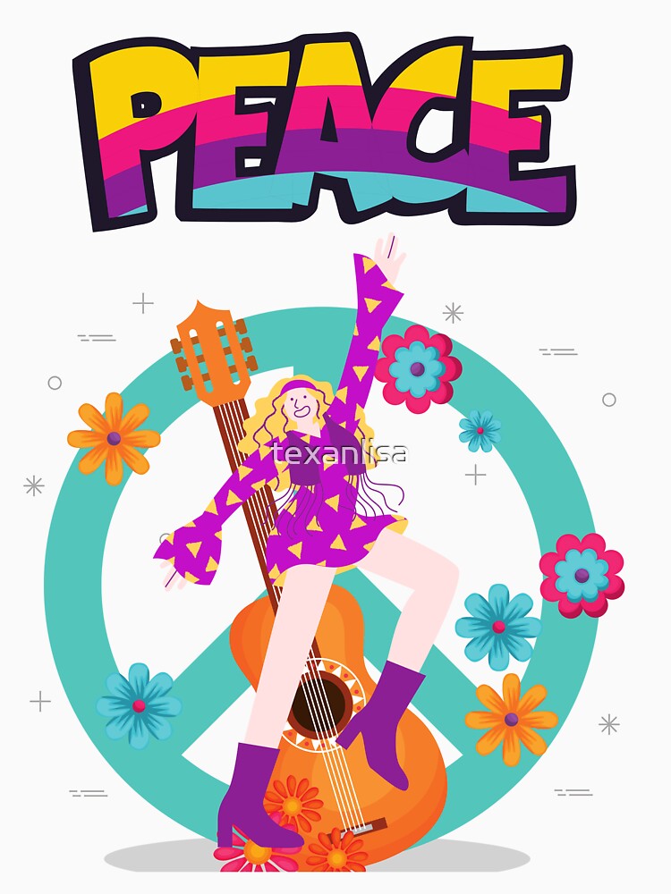 Hippie Peace by speakupandshine T-Shirts, Hoodie, Sweatshirt | BlankRebels.com (Image 3)
