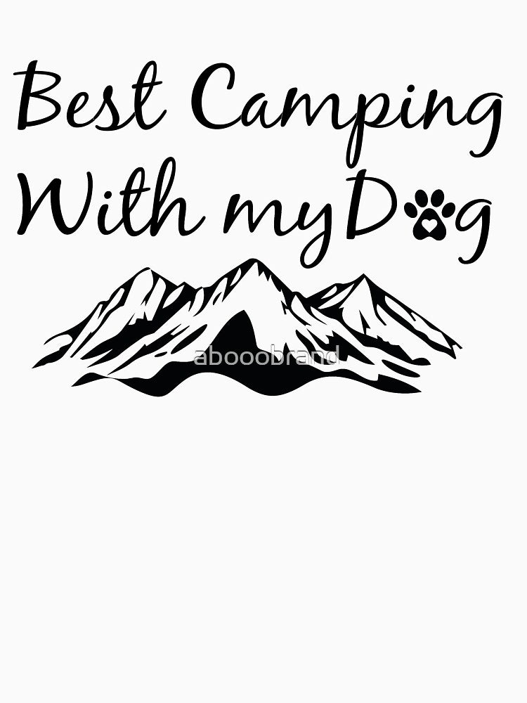 The Best camping with my dog. by abooobrand T-Shirts, Hoodie, Sweatshirt | BlankRebels.com (Image 3)