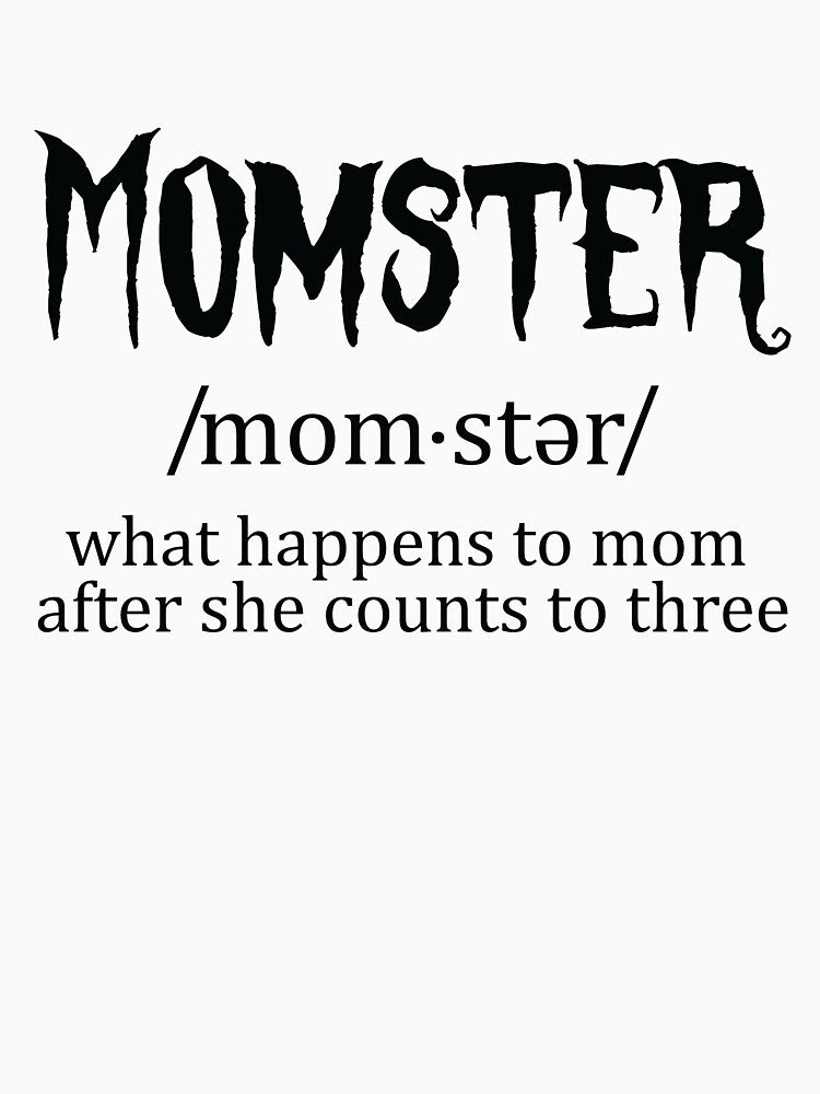 MomSter Definition Funny Halloween Mom by Teapot-art T-Shirts, Hoodie, Sweatshirt | BlankRebels.com (Image 3)