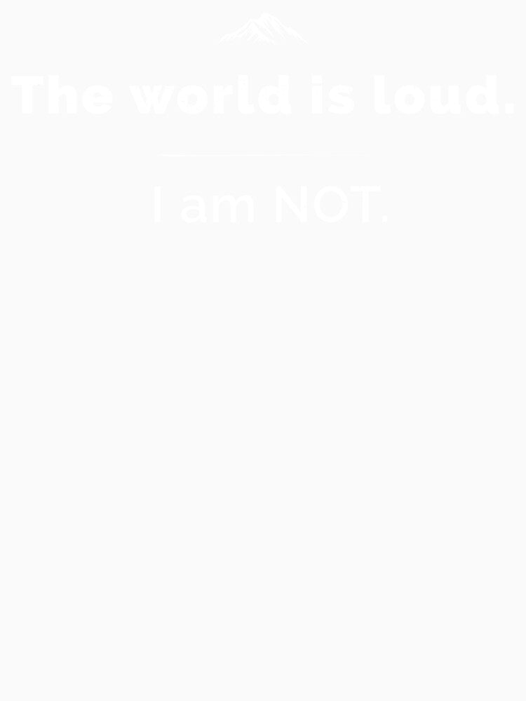 Introvert Quiet Person Statement Minimalist by Nuiicha65