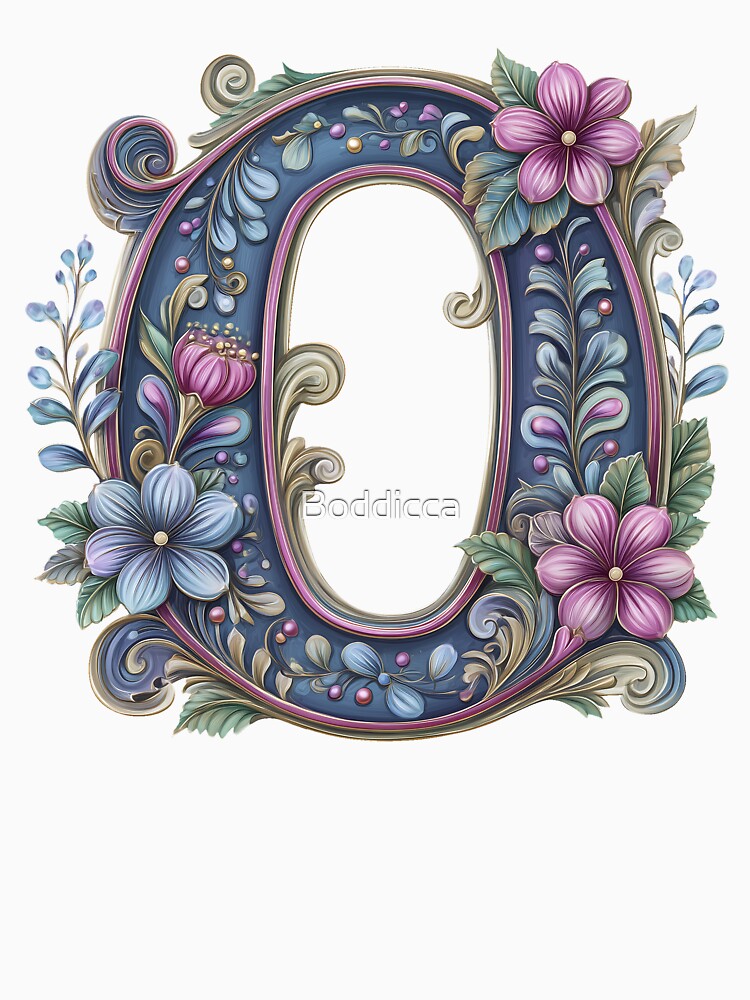 Belle Epoque Monogram O by Boddicca T-Shirts, Hoodie, Sweatshirt | BlankRebels.com (Image 3)