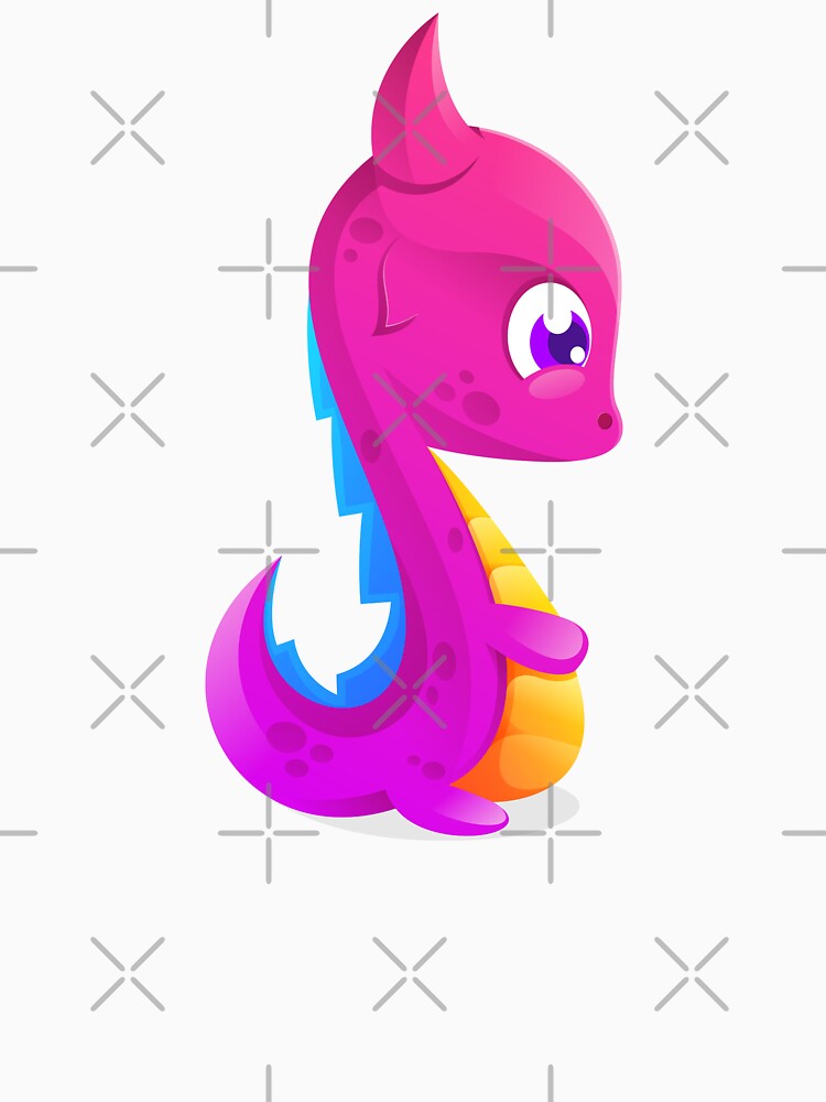 Cute Kawaii Baby Dragon by AnimalLover4eva T-Shirts, Hoodie, Sweatshirt | BlankRebels.com (Image 3)