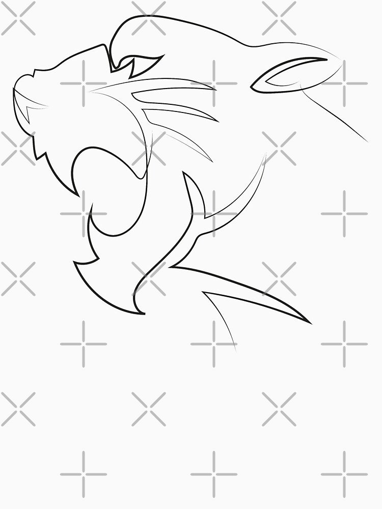 Black Leopard | One Line Artist | Minimal Art | One Line Art by One-Line-Artist T-Shirts, Hoodie, Sweatshirt (Image 3)