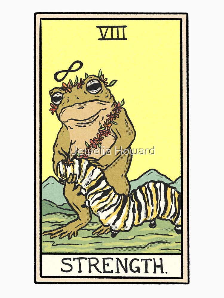 Strength Toad Tarot by Jewelia Howard T-Shirts, Hoodie, Sweatshirt | BlankRebels.com (Image 3)