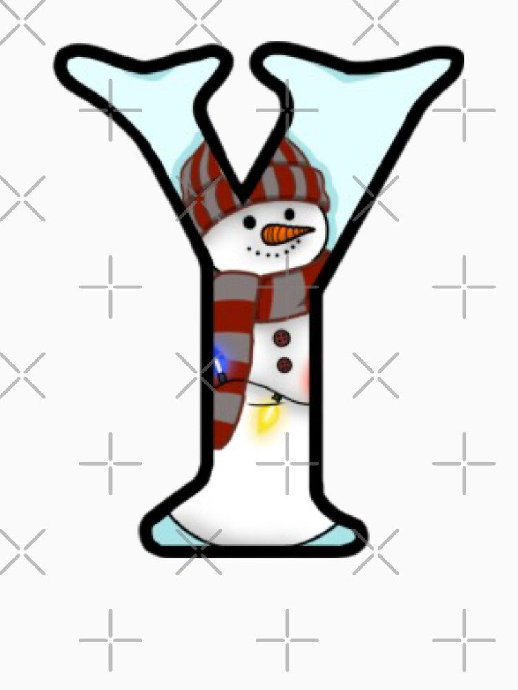 Holiday themed letter Y by Artistkhg T-Shirts, Hoodie, Sweatshirt | BlankRebels.com (Image 3)