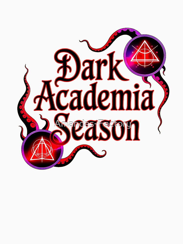Dark Academia Season Occult Neon Tentacle Design by Amanda's Factory T-Shirts, Hoodie, Sweatshirt | BlankRebels.com (Image 3)