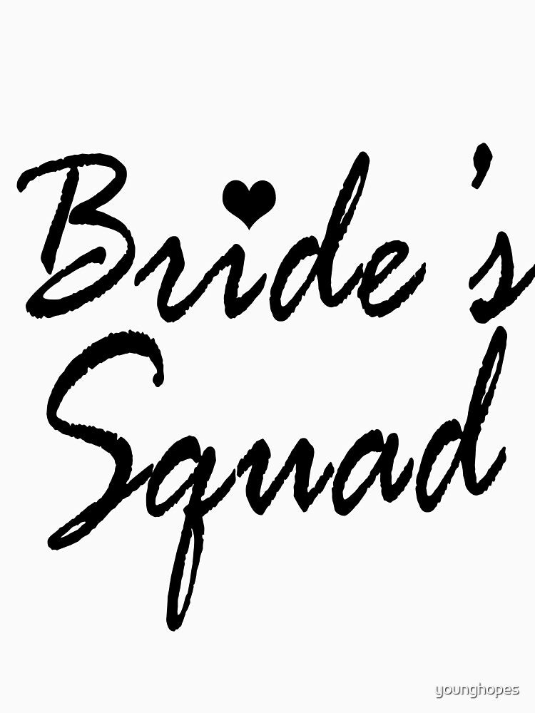 Bride's Squad Bachelorette Party Gifts by younghopes T-Shirts, Hoodie, Sweatshirt | BlankRebels.com (Image 3)