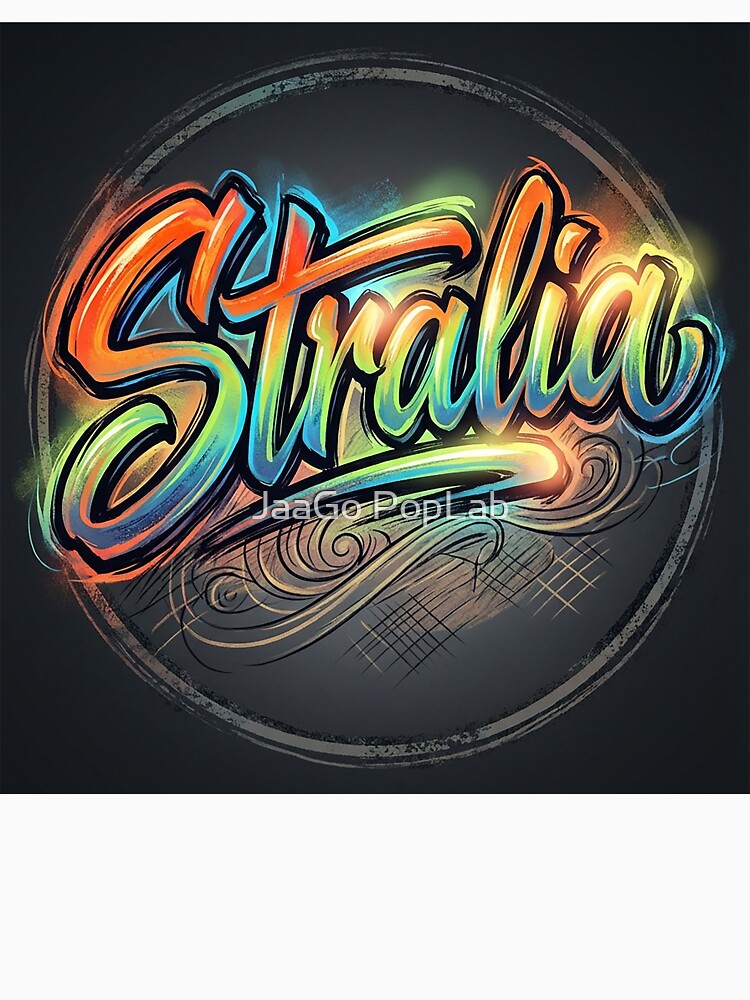 Australia Neon Street Typography Art by JaaGo PopLab T-Shirts, Hoodie, Sweatshirt | BlankRebels.com (Image 3)